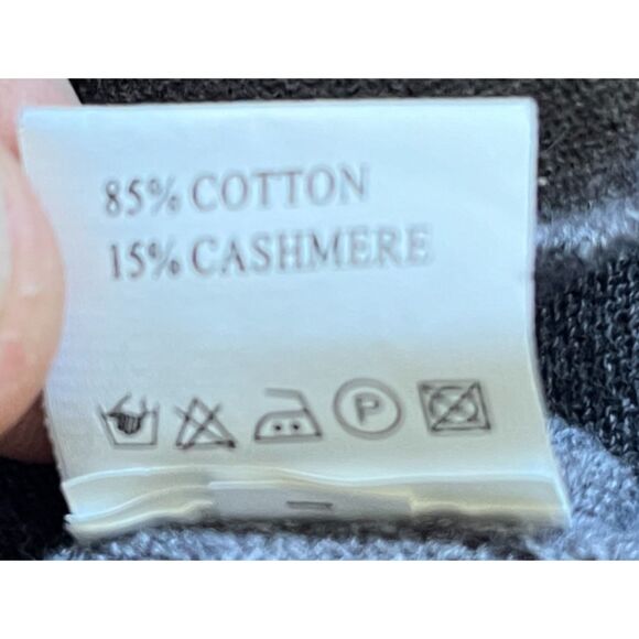 TWIN SET Simone Barbieri Gray Cashmere Blend Cardigan Sweater Women's Sz Medium - Picture 5 of 10